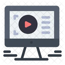 Online Video  Icon