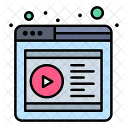 Online Video  Icon