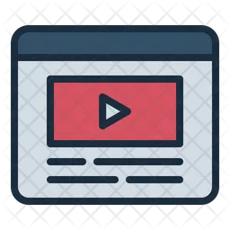 Online-Video  Symbol