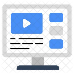 Online Video  Icon