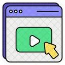 Video Play Multimedia Web Icon