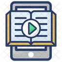 Online Video Book E Book Online Journal Icon