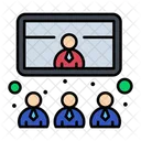 Online Video Conference  Icon