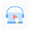 Online-Video für E-Learning  Symbol