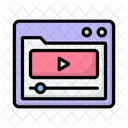 Online Video Video Streaming Video Icon