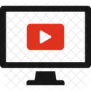 Online Video Streaming Playback Icon