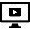 Online Video Streaming Playback Icon