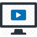 Online Video Streaming Playback Icon