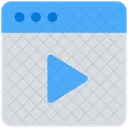 Video Play Streaming Icon