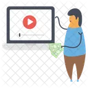 Online Video  Icon