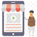 Online Video  Icon