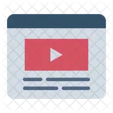 Online Video  Icon