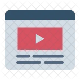 Online Video  Icon