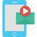 Online Video Letter Advertising Business Icon