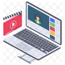 Online Video Making Video Creation Digital Video Icon