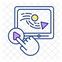 Online video platform  Icon