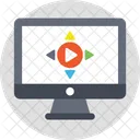 Monitor Video Online Icon
