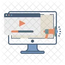 Online Video Promotion Icon