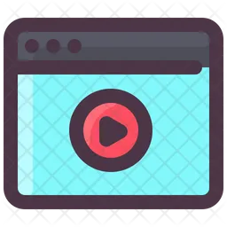 Online Video Stream  Icon