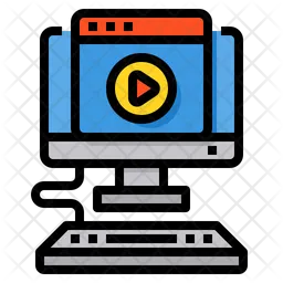 Online Video Website  Icon