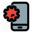 Online-Virus-Nachrichten  Symbol