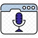 Online voice recorder  Icon