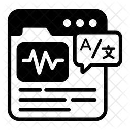 온라인 음성 번역기  아이콘