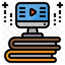 Computer Buch E Learning Symbol