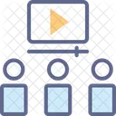 Videovortrag Symbol