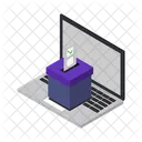 Vote Online Government Political Icon