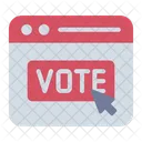 Online Voting Web Online Icon