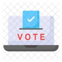 Online Voting Elections Icon