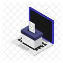 Vote Online Government Political Icon