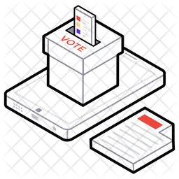 Online Voting Logo Icon