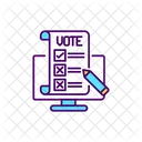 Online Voting Online Vote Icon