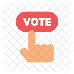 Online voting button  Icon