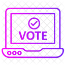 Online Voting Icon