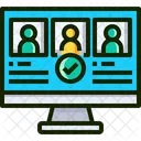 Online Voting Voting Profile Online Selection Icon