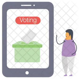 Online Voting  Icon