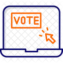 Online Voting  Icon