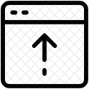 Scrollen Nach Oben Browser Symbol
