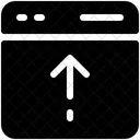 Scrollen Nach Oben Browser Symbol