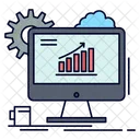 Analytik Diagramm SEO Icon