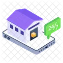 Online Storage Room Online Warehouse Services Online Storage House Icon