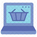 Online Warenkorb Online Korb Online Shopping Symbol