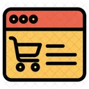 Warenkorb E Commerce Online Symbol