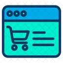 Warenkorb E Commerce Online Symbol