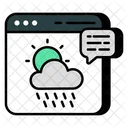 Online Weather Forecast  Icon
