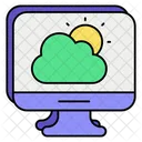 Online Weather Forecast  Icon