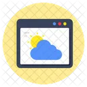 Online Weather Forecast Weather Website Overcast Icon